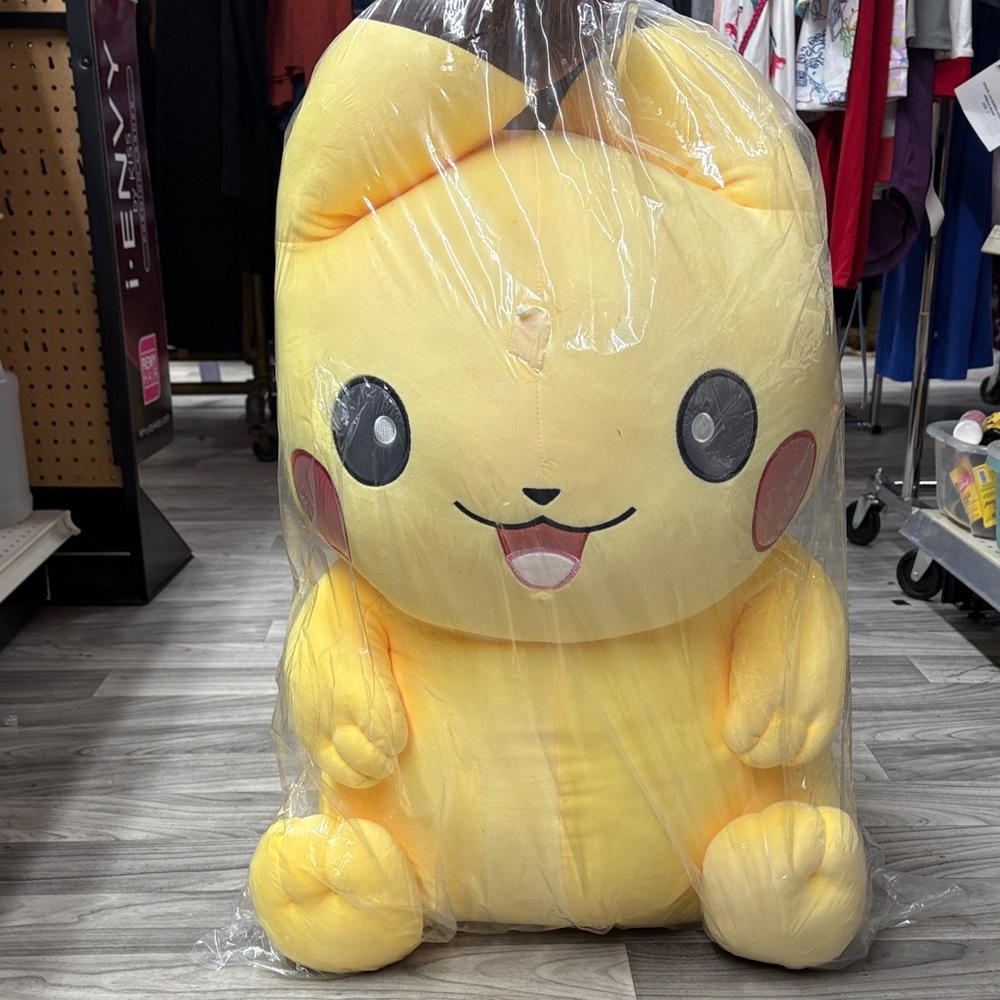 Large Yellow Plush Toy